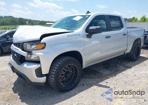 2020 Chevrolet Silverado 1500 4Wd Short Bed Custom из США, поврежденный, VIN 1GCPYBEK5LZ182789